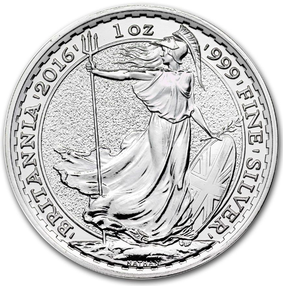 2016 Britannia 1 oz Silver Coin - Bullion RT